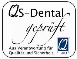 QS-Dental geprüft - Aus Verantwortung für Qualität und Sicherheit.